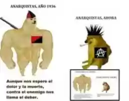 Free download Anarquistas antes vs Anarquistas ahora [ Meme ] free photo or picture to be edited with GIMP online image editor